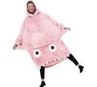 Générique Requin Sweat à Capuche Sweat Plaid Polaire Chaude Sherpa Couverture Pull avec Manches et Poche Pull Plaid Ado Femme Homme Taille Unique Unisexe pour Amoureux des Requins