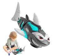 Générique Requin Télécommandé | Jouet Robotisé Amusant à Piles - Jouet de Requin Robotique Animal Nageant,pour Le Jeu des et Filles, au Bain, à la