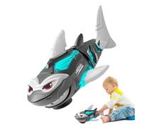 Générique Requin Télécommandé - Robot Jouet avec Lumière Et Musique - Jouets Animaux Marins pour Requin Télécommandé avec Lumière,pour Le Jeu des et Filles, au Bain, à la