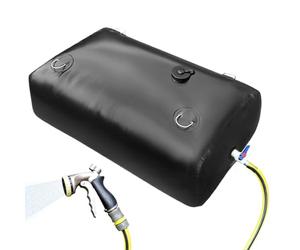 Générique Réservoir d'eau Souple - PVC 110.0L Grande Capacité | Réservoir De Stockage d'eau Pliable avec Robinet pour Voiture Camion Camping-Car Jardin Pique-Nique