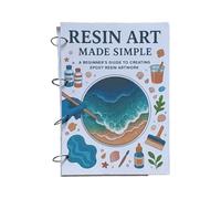 Générique Resin Art Guide Book, Illustrated Full-Color Step-By-Step Crafting Handbook, Creative Inspiration Notebook for Projects, Artistic Learning, Home Decor, Gift Making Activities