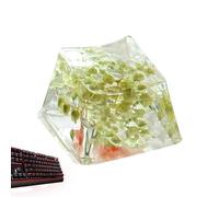 Générique Resin Keyboard Keycaps, Gypsophila Translucent Shine-Through R4 Keycap Set, Game Keyboard Upgrade, Enhanced Typing Experience for Mechanical Keyboards, Durable Custom Keycaps