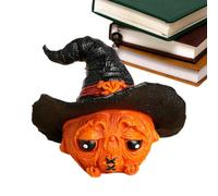 Générique Resin Pumpkin Figurine - Centre maître de la Sculpture de Table Halloween, décoration Festive des Vacances | Conception fabriquée à la Main avec des détails réalistes, Accent Parfait