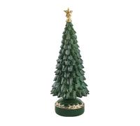 Générique Resin Tabletop Christmas Trees, Artificial Resin Tree for Fireplace, Desktop Decoration Collectibles Statues, Bedroom Living Room Office Dorm Restaurant Garden Yard Holiday Indoor Outdoor