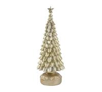 Générique Resin Tabletop Christmas Trees, Artificial Resin Tree for Fireplace, Desktop Decoration Collectibles Statues, Bedroom Living Room Office Dorm Restaurant Garden Yard Holiday Indoor Outdoor