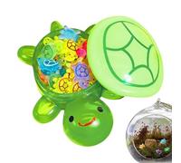 Générique Résine Animaux Mini Turtles - Turtle en résine Lumineuse, Figurine Multicolore de Tortue Miniature Glow dans Le Dark - Jardin de fées Mignons minuscules