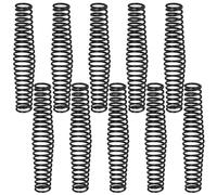Générique Ressorts de Remplacement en Acier 10 Pièces pour Sécateur Noir | Répare L’ouverture, Tension Restaurée, Usage Jardin et Entretien D’outils, pour Clippers et Hedge Shears