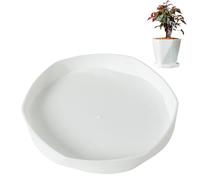 Générique Résumées des - plateaux de drainage de l'eau, soucoupes en plastique résistantes rondes, soucoupes carrées pour vases de fleurs, plateaux de plates et fonctionnelles pour pian