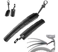 Générique Retractable Bike Mudguards - Adjustable Fender Set for MTB & Road Bikes, Adjustable Front and Rear Mudguards, Instant Mud & Splash Protection, Easy to Install Cycling Accessories (1Set)