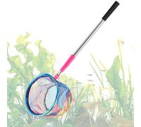 Générique Retractable Fishing Net, Kids Crab Net, Outdoor Skimmer Toy for, Non Slip Handle Heavy Duty Catching Tool Butterflies Crabs Camping Beach Pond Lake Activities