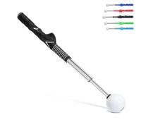 Générique Retractable Golf Swing Training Aid, Gloryboom Telescopic Club, Golf Grip Trainer with Click Feedback, for Strength & Tempo Training, for Beginners and Professionals (1 Pcs,Black)