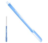 Générique Retractable Long Shoehorn - Adjustable Measuring Stick Tool, Extendable Handle with Foot Gauge, Comfort Aid with No-Bend Design, Mobility Accessories, Shoe Helper for Pregnant Women