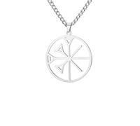 Générique rétro Anu God pour femmes Mythologie sumérienne Pendentif cunéiforme rond Bijoux mésopotamiens