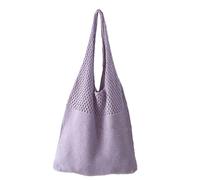 Générique Retro Beach handBags - Cotton Crochet Fairy Hobo Bag, Durable Casual Aesthetic Shoulder Bag, Bohemian Travel Handbag