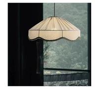 Générique Retro Cloth Fabric Restaurant Chandeliers Modern Japanese Pendant Lamp Home Decor Pendant Lights(D40cm)