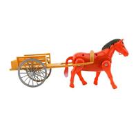 Générique Retro Electric Horse Toy - Vintage Walking Carriage Model