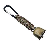 Générique Retro Mountaineering Belt - Carabiner Cow Bell, Keychain | Vintage Outdoor Ornament Accessory, Metal Hiking Ringer Clasp Hardware Component with Antique Style