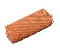 Générique Retro Pencil Bag, Large Capacity Corduroy Stationery Pouch, Plush Soft Design, Multipurpose for Pens, Markers, and Erasers, Ideal for School and Office Use, 7.87x2.76x1.97 inches