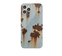 Générique Retro Rust Mobile Phone Cases, Creative Industrial Iron Inspired Shockproof TPU Case, Rusty Phone Case for iPhone 16/15/14/13/12/11ProMax (1,for iphone 15)