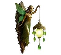Générique Retro Wall Lamp, Fairy Wings Sconce, Battery Powered Resin Light, Decorative LED Home Accent, Fairy Lamp Fixture, Wall Lighting for Bedroom Study, Lamps for Dorm Living Room