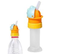 Générique Reusable Bottle Spout, Conversion Lid Adapter, Straw Drinking Accessory, Beverage Juice Soda Companion, Home Travel School Hydration Tool, Everyday Gear for Adults, Students, Workers