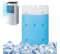 Générique Reusable Cooler Fan Ice Block - Freezer Cold Storage Pack for Air Cooling Fans, Insulated Cooler Gel Block for Portable Cooling, Camping, Home, Apartment, Dormitory and Outdoor Travel