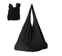 Générique Reusable Grocery Bag, Stretch Storage Organizer, Foldable Shopping Bag with Handle, Nylon Carry Tote Market Accessory with Easy Grip, Travel Tool for Beach Work School