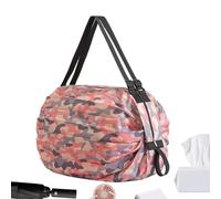 Générique Reusable Grocery Bags, Shopping Tote, Waterproof Carrier, Foldable Storage Solution, Lightweight Fabric Handle, for Market Clothes Gear Food Family Daily Work Sports Camping Needs