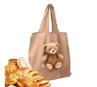 Générique Reusable Grocery Tote, Foldable Carry Bag, Cute Animal Print 7.87 inches, Lightweight Eco Travel Organizer for Daily Shopping, Compact Storage Holder, School, Work, Party, Holiday Use