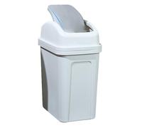 Générique Reusable Household Kitchen Bins - Home Waste Bin, Compact Trash Bin with Swing Lid, Sturdy Garbage Container, Home Accessory Kitchen Wastebasket, Trash Baskets for Waste Disposal