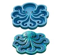 Générique Reusable Sea Theme Garden Art Mold | Sea 3D Printing Stone Mold | DIY Outdoor Paver Casting, For Adults Family Garden Outdoor Patio Yard Backyard Christmas Crafts Art Walkway