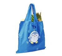 Générique Reusable Shopping Bags, Plush Animals Tote, 7.87in Compact Keychain Storage, Foldable Grocery Holder, Eco Friendly Washable Material for Travel, School, Outdoor Use, School Organizer
