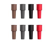 Générique Reusable Sparkling Wine Bottle Stopper, Stoppers for Bottles, Silicone Stopper Bottle Stopper for Beer Champagne Prosecco Home Use (8 Pcs)