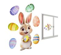 Générique Reusable Window Clings, Festive Easter Stickers, Long Lasting Window Glass Decoration for Living Room Kitchen, Static Adhesive Easy Apply, School Home Decor, Decoration