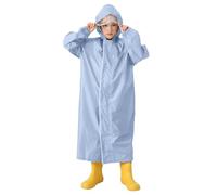 Générique Réutilisable Poncho Matériel EVA avec Capuche, Cape de Pluie Longue Réutilisable, Modèle àde Serrage, Poncho Impermeable Unisexe pour Randonnée, Velo
