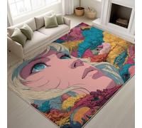 Générique Rêve Fille Nuages Collines Tapis de Cuisine imprimé Tapis - 60 x 180 cm, Multicolore Tapiss avec Tapis antidérapant Magique intégré, Lavable entrée Devant Chambre Salon