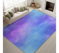 Générique Rêve Points Minimaliste Mode Tapiss de Minimaliste Mode Doux Tapis Imprimé Tapis Lavable 80 x 150 cm, Tapis de Antidérapant pour Chambre Salle à Manger Bureau, Violet