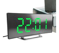 Générique Réveil Digital | Réveil Digital LED pour Chambre | Outil de Gestion du Temps pour Salle de Bain, Salon, Camping-Car, Espace Méditation, Adapté à Âges