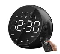 Générique Réveil Numérique,Enceinte sans Fil Commande Vocale Intelligente - Réveil De Chevet Électrique À Double Alarme | pour Adultes Sommeil Maison Bureau École Dortoir Pupitre Table Étagère Voyage
