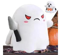 Générique Reversible Ghost Plush, Cute Sensory Stuffed Toy, 15.75 inches Soft Double Sided Halloween Ghost, Mood Reversible Plush for Sofa, Home, Car, Desktop, Bedside Decoration, Girls and Boys