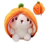 Générique Reversible Plush Bunny Toys, Carrot-Shaped Stuffed Animal Rabbit,4.72 inches Comfortable Adorable Soft Plush Toy, Ideal for Kids Girls Boys Teens Adults, Gift and Room Decor
