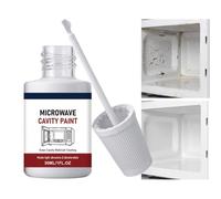 Générique Revêtement blanc haute brillance pour cavité micro-ondes 30 ml | Finition blanche résistante à la chaleur et à l'humidité pour intérieur fours