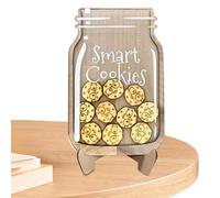 Générique Reward Jar - Wood, Acrylic, 21x13.7cm | Classroom Incentive Chart, Behavior Reward Container | Motivational Tool for Students, Teachers, and Parents Classroom Management