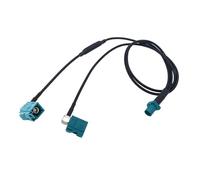 Générique RG174 Pigtail Car GPS Extension Cord Radio Adapter Connect Wire 0.5M Z Male to Z Female/SMA/SMA90° Right Angle Y Type Splitter Cable (3)