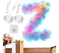 Générique RGB Cloud Lamp, Sound Activated Ambient Light, 11 Inch Wall Mounted Display, PC Illumination Unit Contemporary Finish, Room Decor Accent, Color Shift Lighting for Gaming Setup
