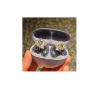 Générique Rhinestone for Clip on Earbuds Open Ear, Elegant Zirconia Decorative Earphone Accessories - Removable DIY Open Ear Phone Accessories (B)