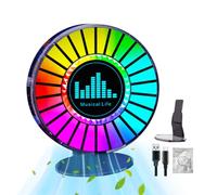 Générique Rhythm Ambient Lamp - RGB Sound Light for Car Home | ABS Material with App Control, Color Changing LED Fragrance Design, Compact Size Portable Accessory for Music