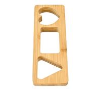Générique Rice Ball Mold, Wooden Sushi Maker, Non-Stick Food Shaper, Natural Wood Design, Easy Handheld Pressing, for Kitchen Dining Camping Party School, 11.81x3.94x0.98 Inches Brown 1 Piece