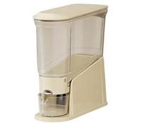 Générique Rice Container - Cereal Dry Food Storage, Desktop Management Tank, Precision Volume Release Button, Visual Remaining Quantity Tracking, Food Grade Containers for Home Pantry Display