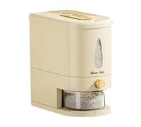 Générique Rice Dispenser - 5kg Airtight Grain Storage Bin with Measuring Cup, Cereal Container Organizer, Kitchen Pantry Storage Box for Rice Oatmeal Soybean Corn Cereal Pet Food 11.02x10.63x6.3 Inch